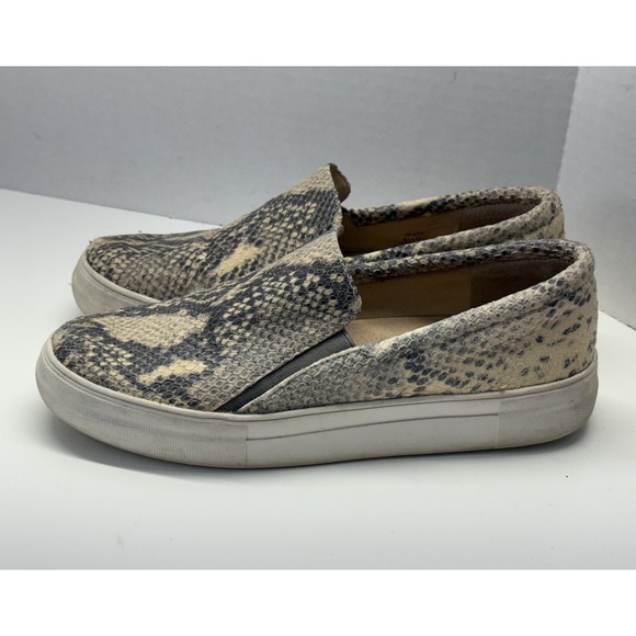 Vince Camuto Women's Korli2 Snakeskin Leather‎ Slip On Sneakers Size 8.5M - Picture 1 of 9